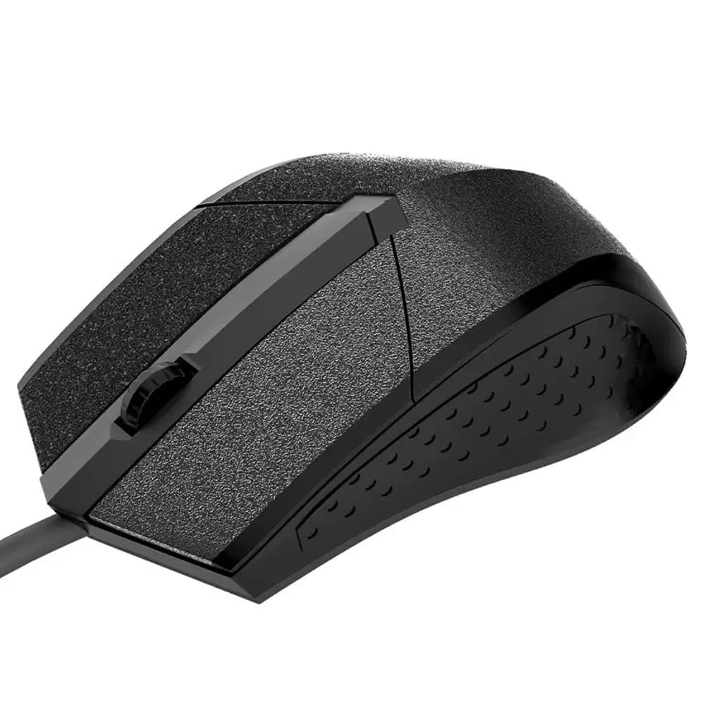 QUANTUM wired mouse qhm 224d Wired Optical Mouse (USB 2.0, Black)-