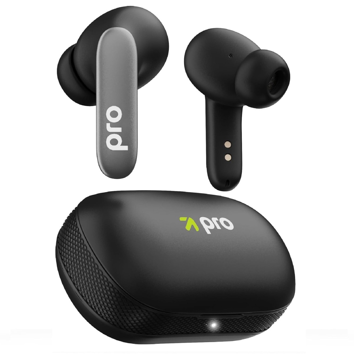 Boult Y1 Pro with Zen Quad Mic ENC, 60Hrs Battery, Fast Charging (Black, True Wireless)