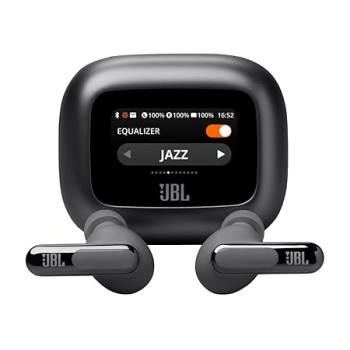 JBL New Launch Live Beam 3 TWS,Hi-Res Audio True ANC Earbuds,Smart Case with Touch Display,48H Playtime,Wireless Charging,6 Mic JBL New Launch Live Beam 3 TWS,Hi-Res Audio True ANC Earbuds,Smart Case with Touch Display,48H Playtime,Wireless Charging,6 Mic