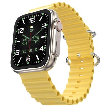 Fire-Boltt Supernova- 45.2mm AMOLED Display, 500 NITS Brightness, 368 * 448 px Resolution, Bluetooth Calling, 123 Sports Modes, Voice Assistant, Inbuilt Games