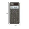 Casio FX-991MS 2nd Gen Non-Programmable Scientific Calculator, 401 Functions and 2-line Display, Black