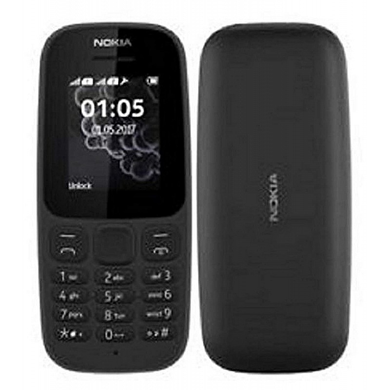 Nokia 105 Single SIM Phone - Black