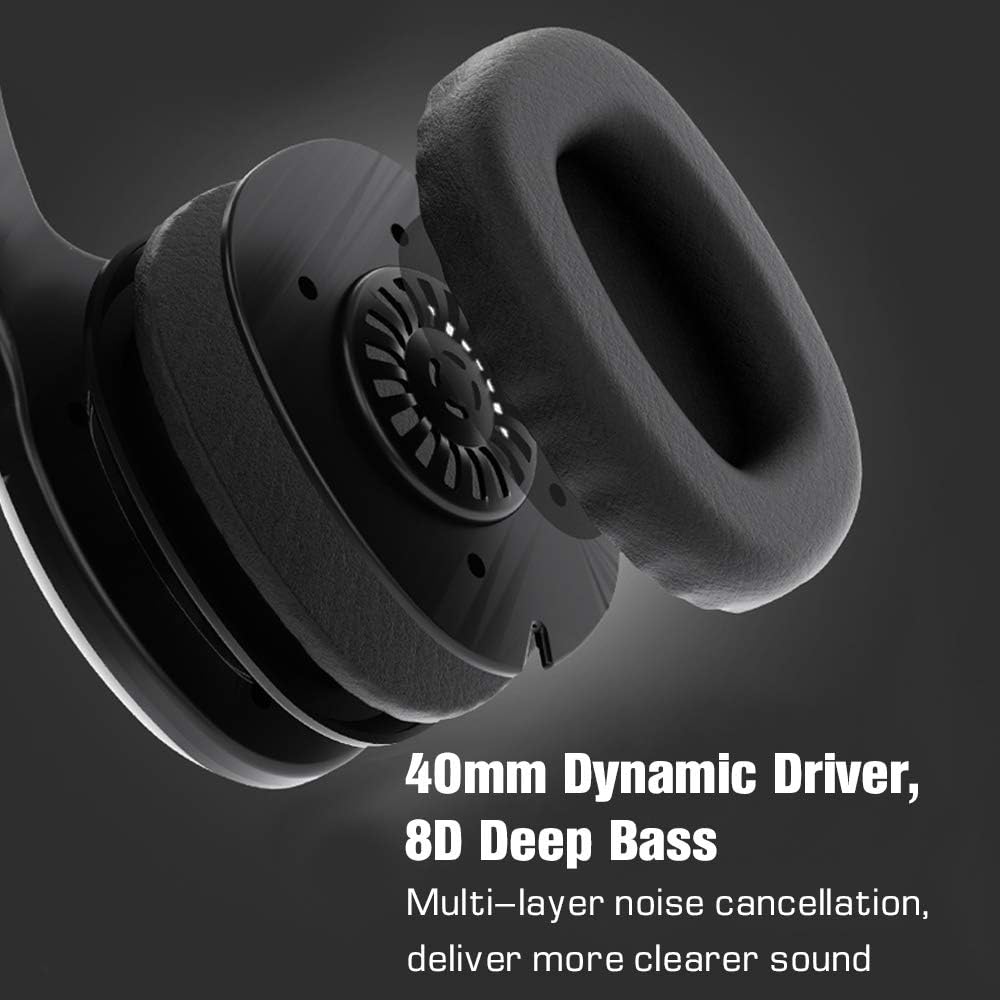 Lenovo HD100 Wireless Bluetooth Headphone BT 5.0 Noise isolation (Black)