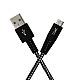 BoAt Rugged v3 Extra Tough Unbreakable Braided Micro USB Cable 1.5 Meter Black 