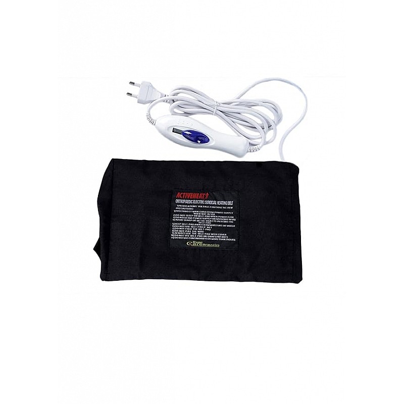 Activeheat Electrical Surgical Heating Belt - Regular Black & White