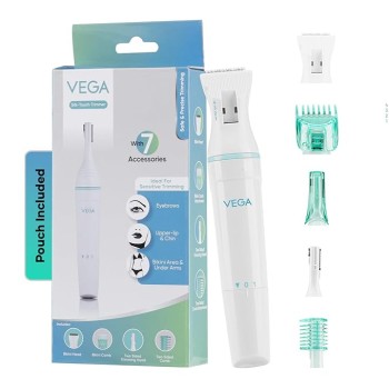 VEGA Silk Touch Eyebrow, Underarms & Bikini Trimmer for Women, (VHBT-01)