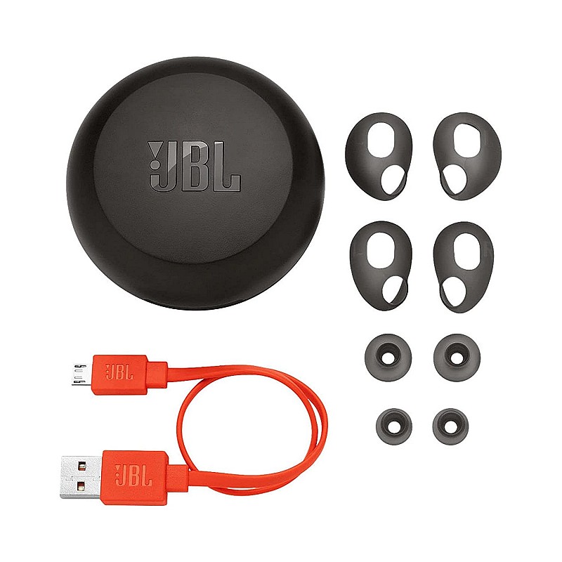 JBL Free Bluetooth Truly Wireless in Ear Earbuds with Mic (Black)