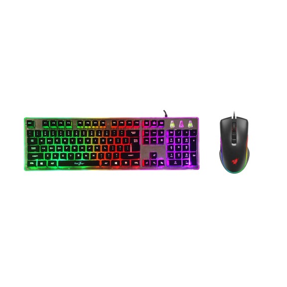 Redgear G-20 Gaming Keyboard and Mouse Combo with RGB Backlit Keyboard and 4800 dpi RGB Mouse