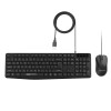 AmazonBasics Amazon Basics Wired Keyboard and Mouse Combo l 1200 DPI l for Windows, Mac OS Computer AB-KM01-CT