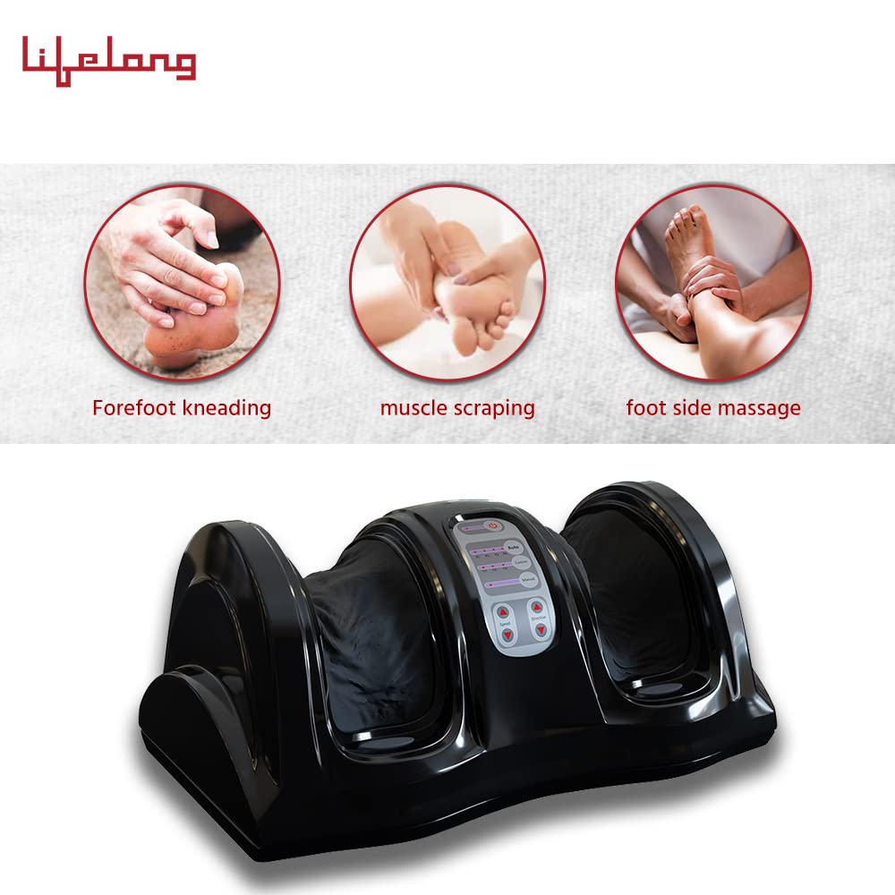 Lifelong LLM486 Foot Massager with Vibration for Pain Relief & Improved Blood Circulation Massager