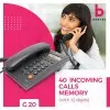 Beetel G20 Ringer LED Landline phone Black