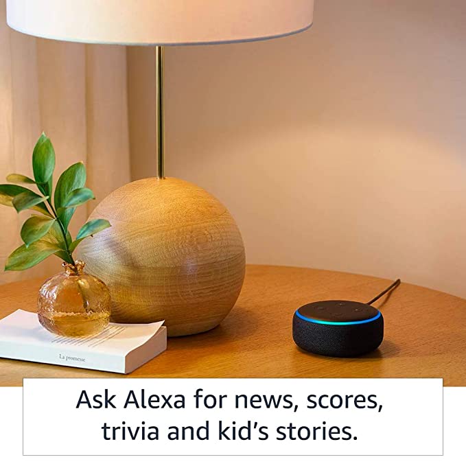Echo Dot (3rd Gen) New and improved smart speaker with Alexa Black Echo Dot (3rd Gen) New and improved smart speaker with Alexa Black