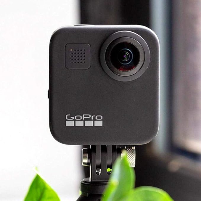 GoPro MAX 360 Action Camera (Waterproof + Stabilization) with Touch Screen Spherical 5.6K30 HD Video 16.6MP 360 Photos 1080p Live Streaming Stabilization