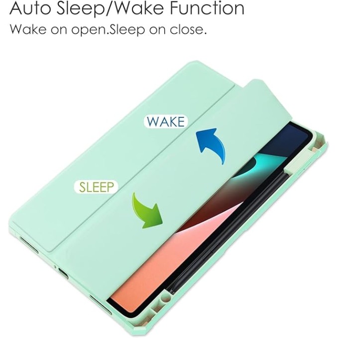 M.G.R.J® Luxury Honey Comb Series Trifold Flip Case Cover for Xiaomi Mi Pad 5 11" inch Tablet (Auto Sleep/Wake|Pencil Holder|Stylus Pen