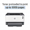 HP Neverstop 1000w WiFi Enabled  Monochrome Laser Printer 80% Savings on Genuine Cartridge HP Smart App