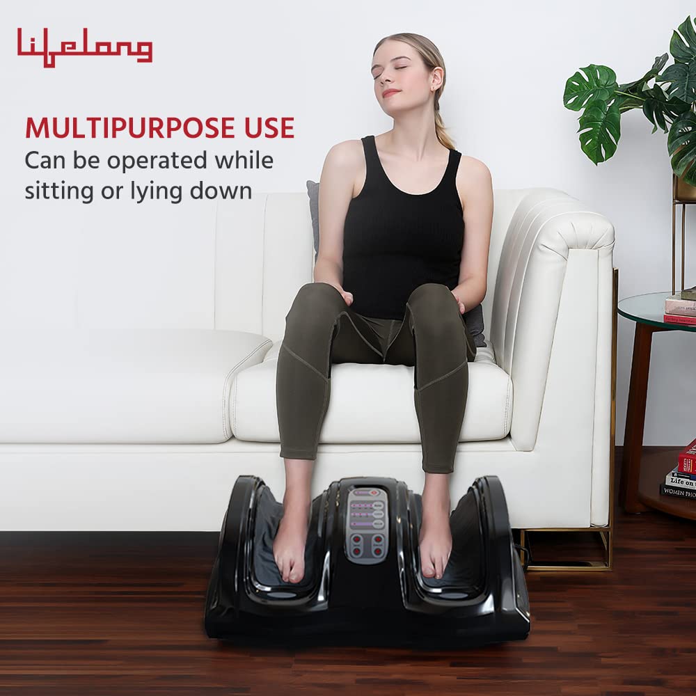 Lifelong LLM486 Foot Massager with Vibration for Pain Relief & Improved Blood Circulation Massager