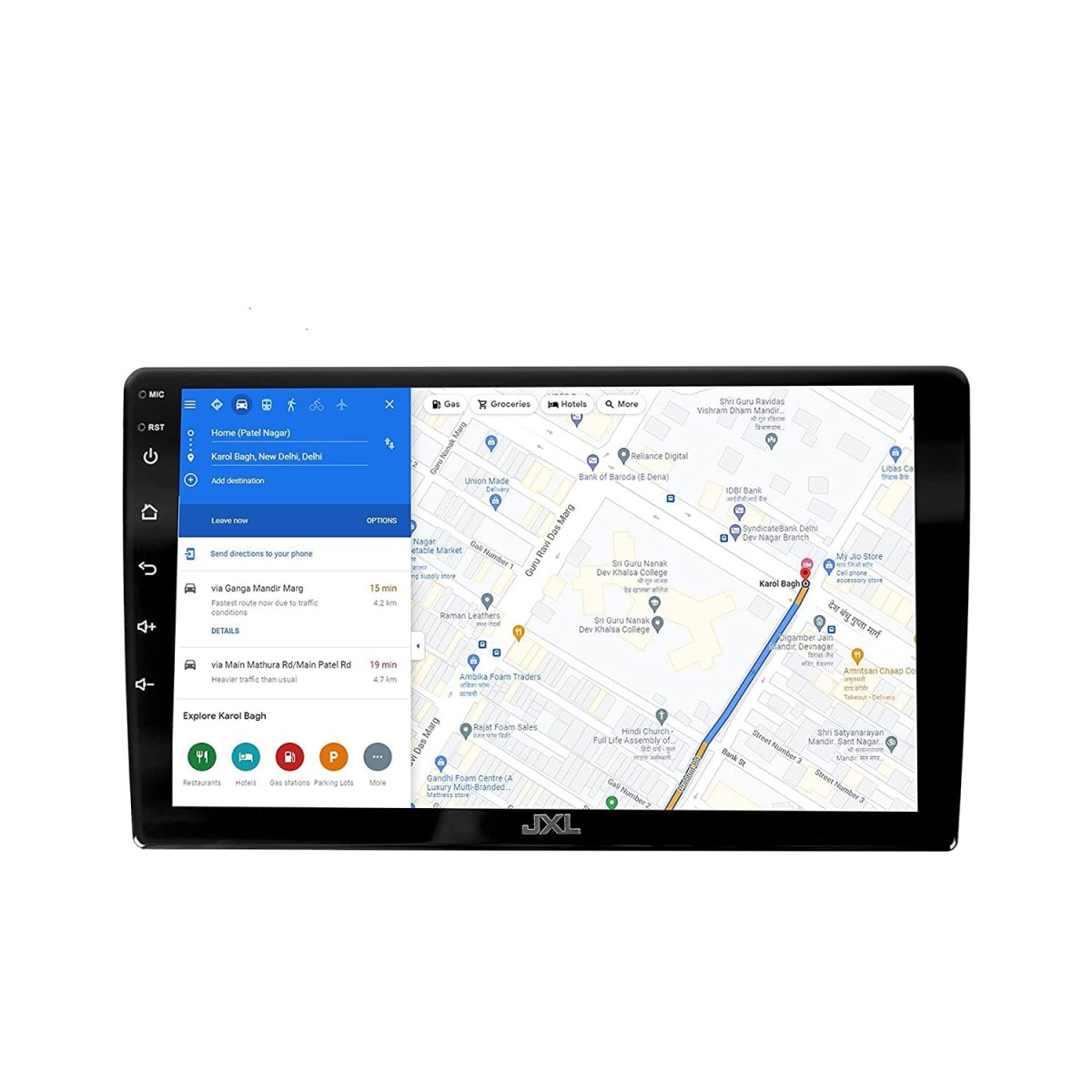 JXL 10 Android Car Stereo – 2GB/32GB, HD Touch, Quad-Core, GPS, Bluetooth, Double DIN