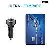 Dyazo 36 W Dual Ports Rapid Fast Smart Qualcomm Turbo Car Charger with Quick Charge 3.0