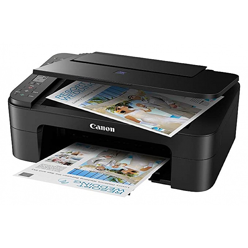 Canon PIXMA E3370 All-in-One Wireless Ink Efficient Color Printer Black