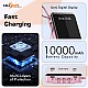 CALLMATE Power Bank 10000mAh Li-Polymer with 2.4 Fast Charging in-Built 3 in 1 Detachable Cable