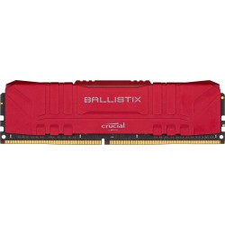 Crucial Ballistix 3200 MHz DDR4 DRAM Desktop Gaming Memory 8GB CL16 BL8G32C16U4R (Red)