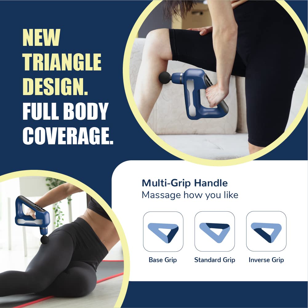 caresmith CS379 CHARGE Flex Cordless Massage Gun Massager