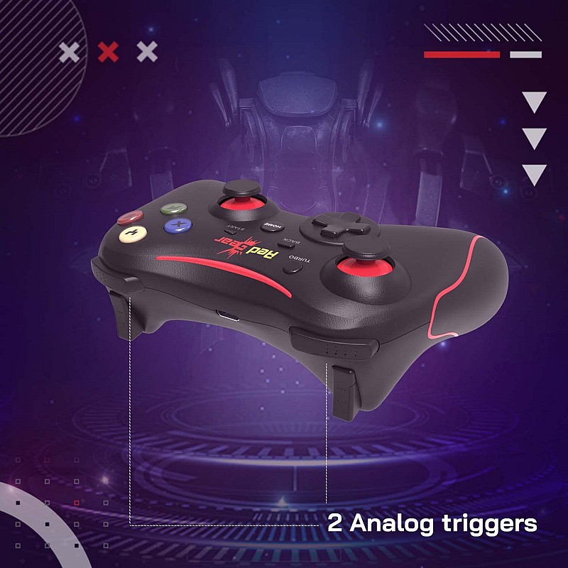 Redgear Pro Gamepad  Wireless (Compatible with Windows 7/8/8.1/10 only)