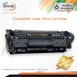 PROLITE (Gold Series) - 2612 Laser Toner Cartridge Replaces HP 2612A, Canon 303/703/FX9/FX10 (Colour:Black)