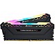 Corsair Vengeance RGB PRO 32GB 2 x 16 GB DDR4 DRAM 3200MHz C16 Memory Kit (Black)-