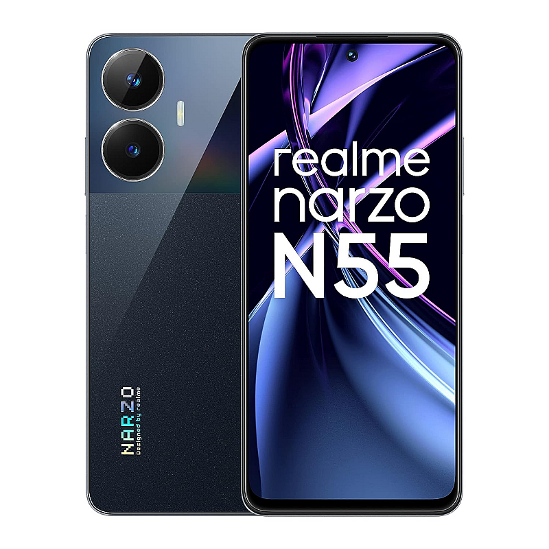 realme narzo N55 (Prime Black, 4GB RAM 64GB Storage Refurbished