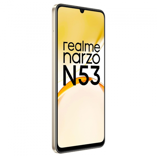 realme narzo N53 (Feather Gold, 8GB+128GB) 33W Segment Fastest Charging Refurbished