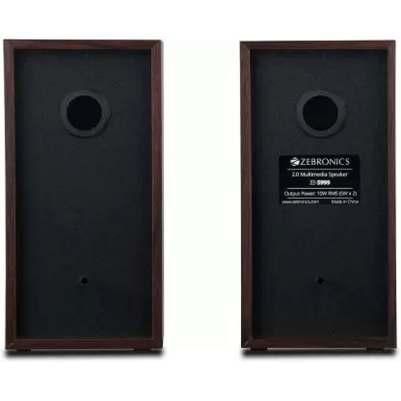 Zebronics Zeb-S999 2.0 Multimedia Speaker with Aux Connectivity Black