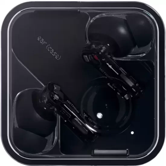 Nothing Ear 2 with Dual chamber sound, Hi-res audio ANC and Dual connection Bluetooth Headset Black
