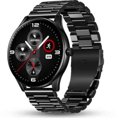 Pebble Cosmos Bold Pro 1.39" HD Display Luxury Metal Straps, BT Calling Voice Assistant Smartwatch (Black Strap, Free Size) Pebble Cosmos Bold Pro 1.39" HD Display Luxury Metal Straps, BT Calling Voice Assistant Smartwatch (Black Strap, Free Size)