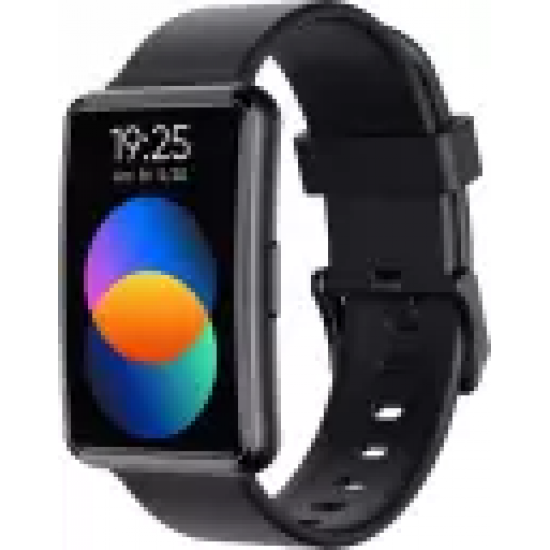 DIZO Watch S 1.57 Bright touch screen with rectangular display  Smart watch Black 