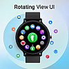 CrossBeats Orbit STYL 1.39 HD Display ,Built-in Games, 100+ watch faces, 15 days battery Smartwatch  (Black Strap, Free Size)