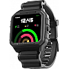 Fitshot Axis GPS with Inbuilt 4 Satellite System, 1.52 inch CosmicDisplay Smartwatch  (Black Strap, Regular)