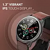 CrossBeats ORBIT- Special Edition- 1.3" IPS HD Display BT Calling Smartwatch Brown