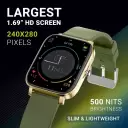 CrossBeats Ignite LYT MAX 1.9" Display In- Built Games Smartwatch Green CrossBeats Ignite LYT MAX 1.9" Display In- Built Games Smartwatch Green
