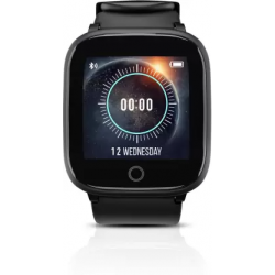 Syska SW100-BK Smartwatch  (Black Strap, Free Size)