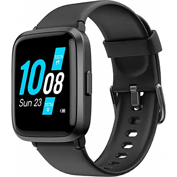 Ambrane Pulse Smartwatch  (Black Strap, Regular)