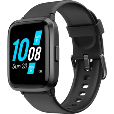 Ambrane Pulse Smartwatch (Black Strap, Regular) Ambrane Pulse Smartwatch (Black Strap, Regular)
