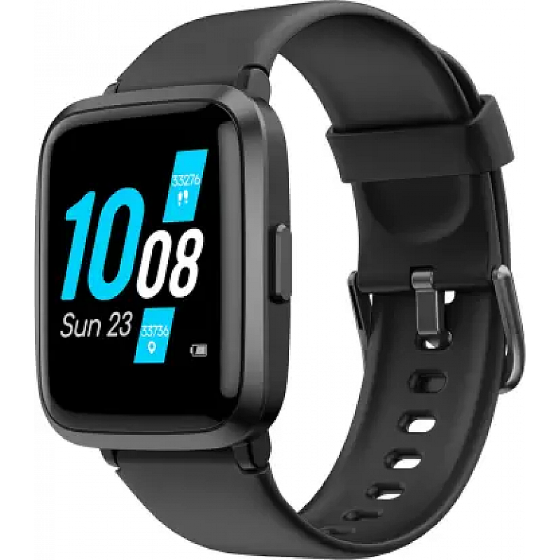 Ambrane Pulse Smartwatch  (Black Strap, Regular)