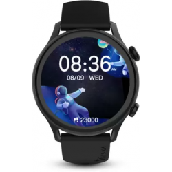 Syska Polar, 1.32 IPS Display, BT Calling smart watch Black
