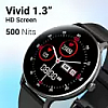 CrossBeats Orbit STYL 1.39 HD Display ,Built-in Games, 100+ watch faces, 15 days battery Smartwatch  (Black Strap, Free Size)