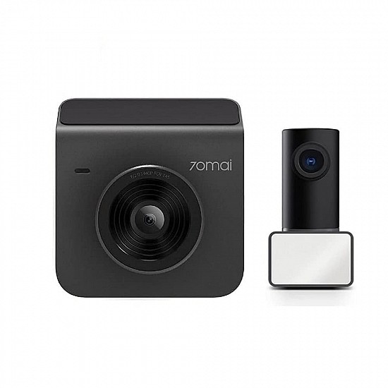 70mai A200 HDR Dual Dash Camera, 1080P Real HDR Front & 1080P Rear, Night Owl Vision, MaiColour Vivid+, G-Sensor, App Playback & Share, Optional Parking Mode