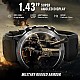 beatXP Duke Rugged 1.43 Round Super AMOLED Bluetooth Calling Smart Watch, Functional Crown, 466 * 466px, 60Hz Refresh Rate, AI Voice Assistance (Black)