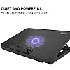 Quantum qhm330 usb laptop notebook cooling pad with noiseless fan multicolor