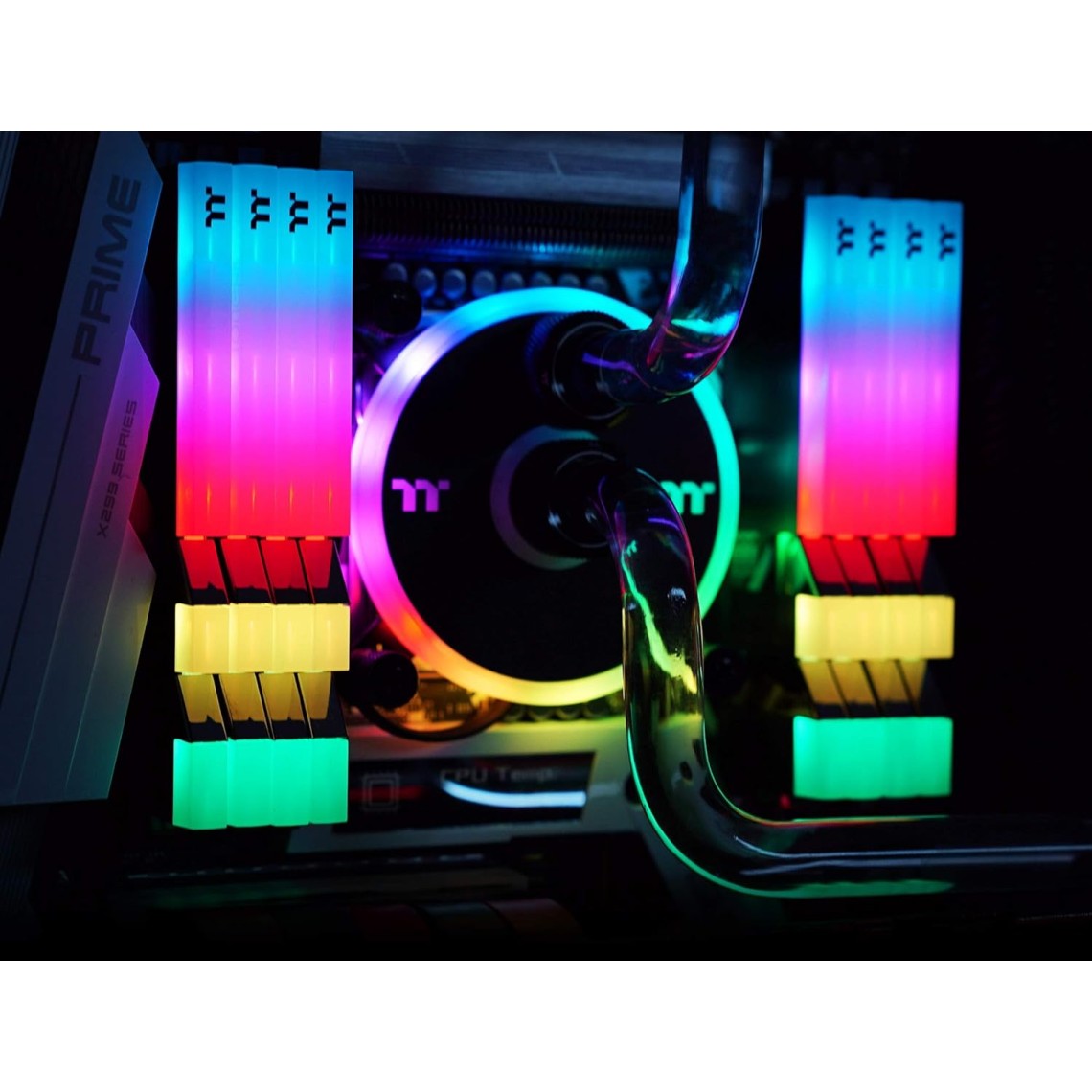 Thermaltake TOUGHRAM RGB DDR4 8 GB (Dual Channel) PC (RG28D408GX2-3600C18A) (Multicolor)