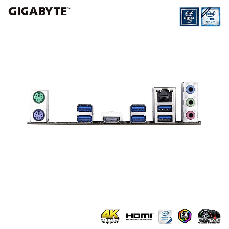 Gigabyte Intel Z390 UD Motherboard with 10+2 Digital PWM Design, 2-Way Crossfir Multi-Graphics, GIGABYTE